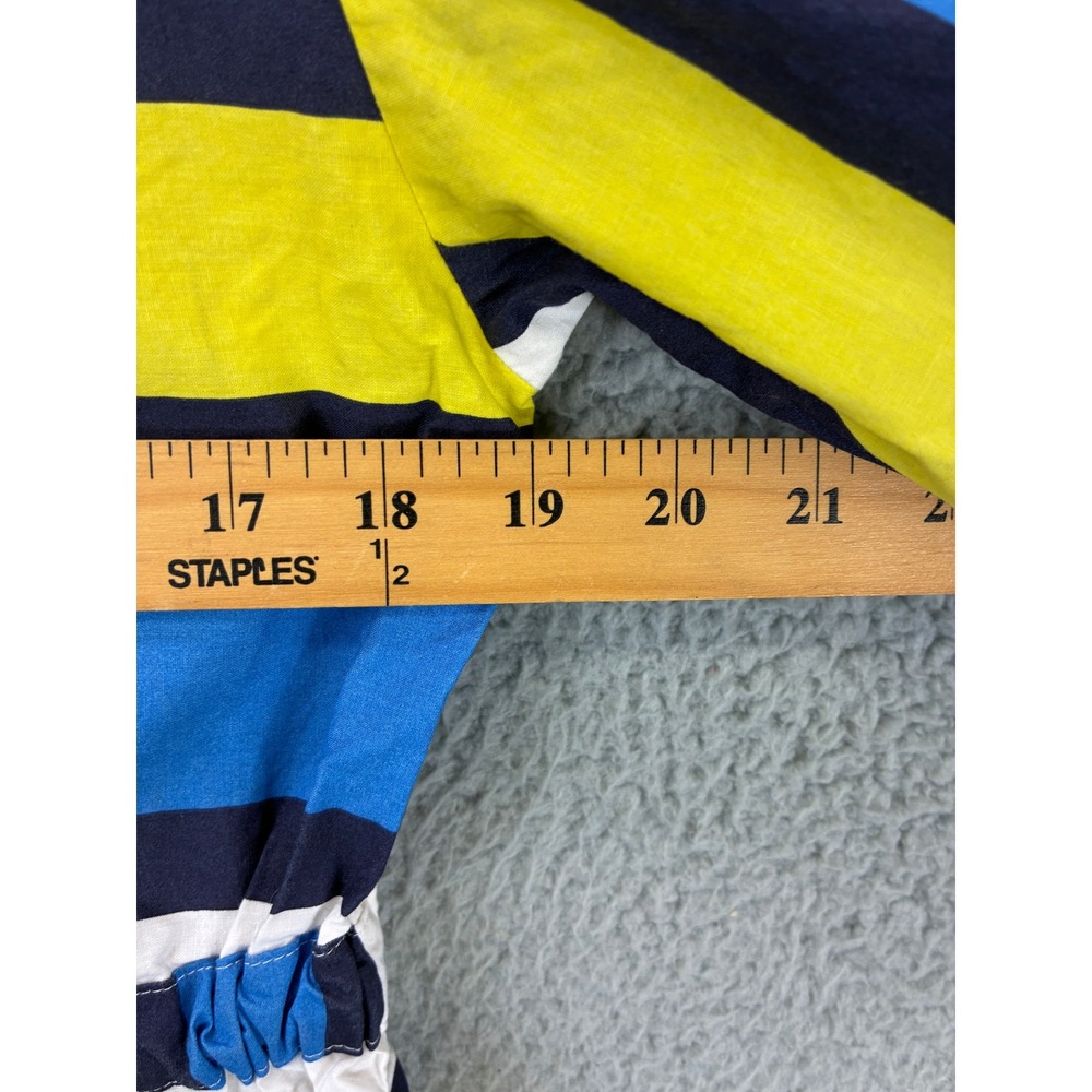 Next Belted Shirtdress Womens 4 Blue Yellow Striped Casual Long Sleeve Maxi - Picture 7 of 13